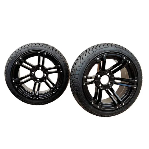 14" Alloy wheel with tire for Golf Cart 215/35-14