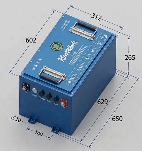 51.2V 168Ah LiFePO4 Battery Kit with Charger and Display thumbnail 2