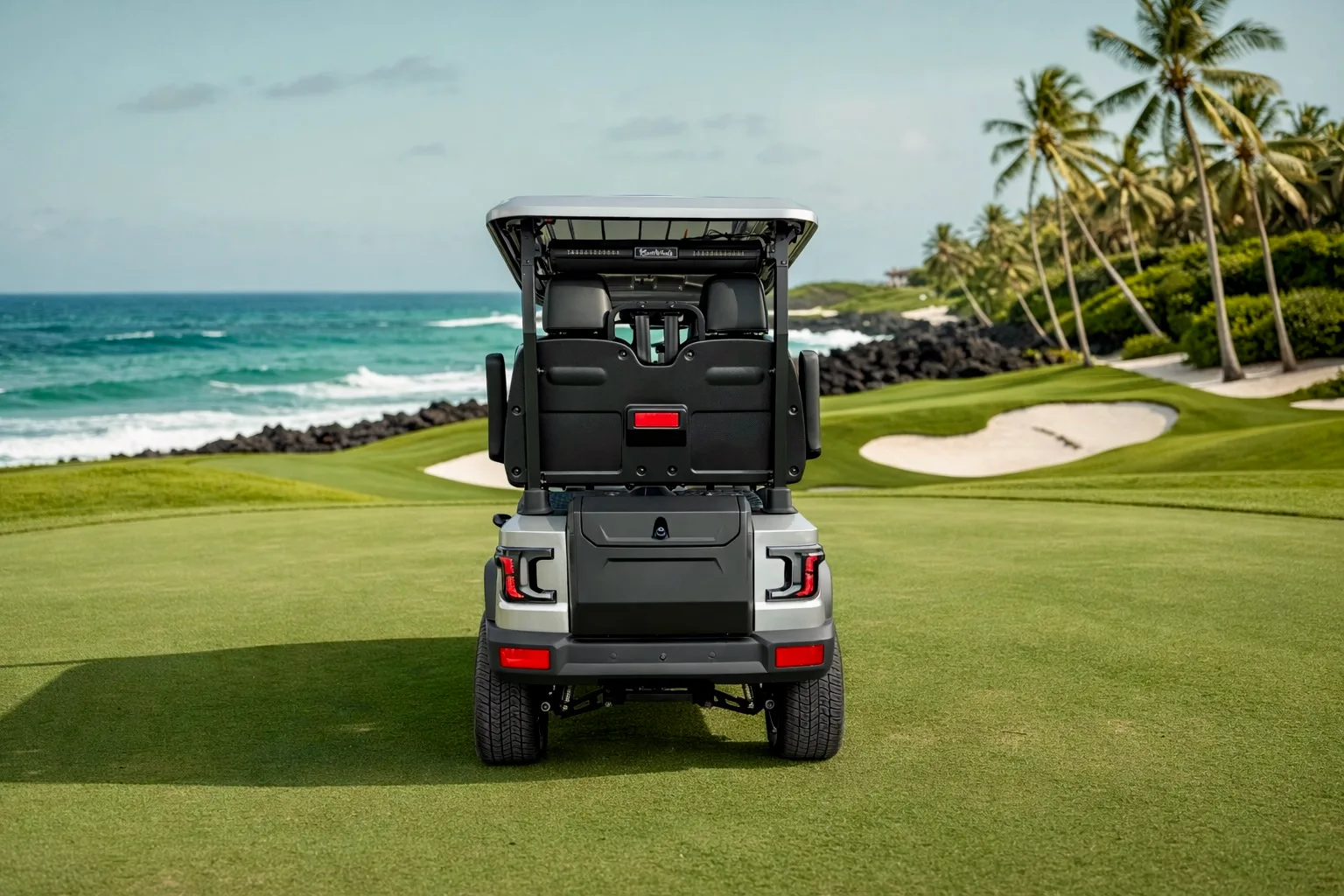 KleverDiamond-4L Solar — Ultra-Luxury AWD 4-Seat Electric Golf Cart with 280 W Solar Roof thumbnail 2