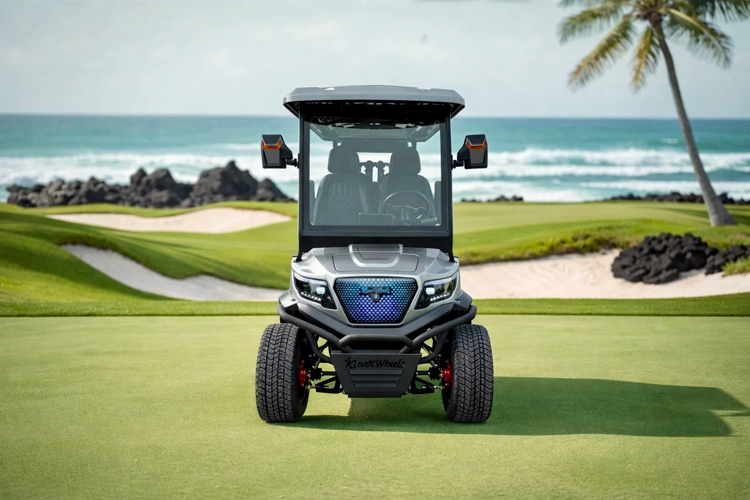 KleverDiamond-4L Solar — Ultra-Luxury AWD 4-Seat Electric Golf Cart with 280 W Solar Roof thumbnail 6
