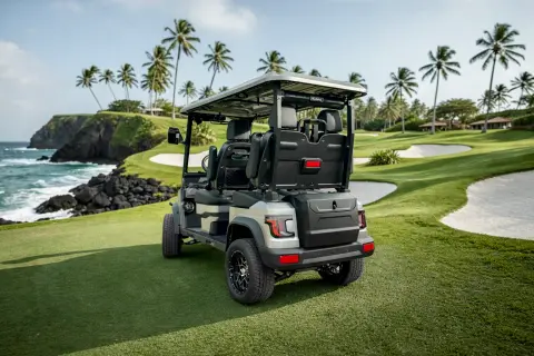 KleverDiamond-4L Solar — Ultra-Luxury AWD 4-Seat Electric Golf Cart with 280 W Solar Roof thumbnail 8