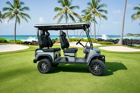 KleverDiamond-4L Solar — Ultra-Luxury AWD 4-Seat Electric Golf Cart with 280 W Solar Roof thumbnail 10