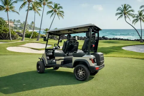 KleverDiamond-4L Solar — Ultra-Luxury AWD 4-Seat Electric Golf Cart with 280 W Solar Roof thumbnail 11