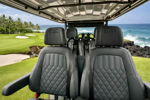 KleverDiamond-4L Solar — Ultra-Luxury AWD 4-Seat Electric Golf Cart with 280 W Solar Roof thumbnail 12