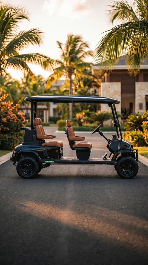 KleverEvo-4L: Carrito de golf eléctrico de 4 asientos totalmente adelantado (LiFePO4, elevado) miniatura 7