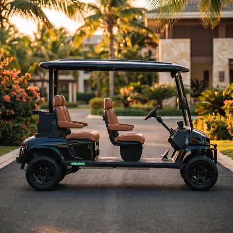 KleverEvo-4L: Carrito de golf eléctrico de 4 asientos totalmente adelantado (LiFePO4, elevado) miniatura 8