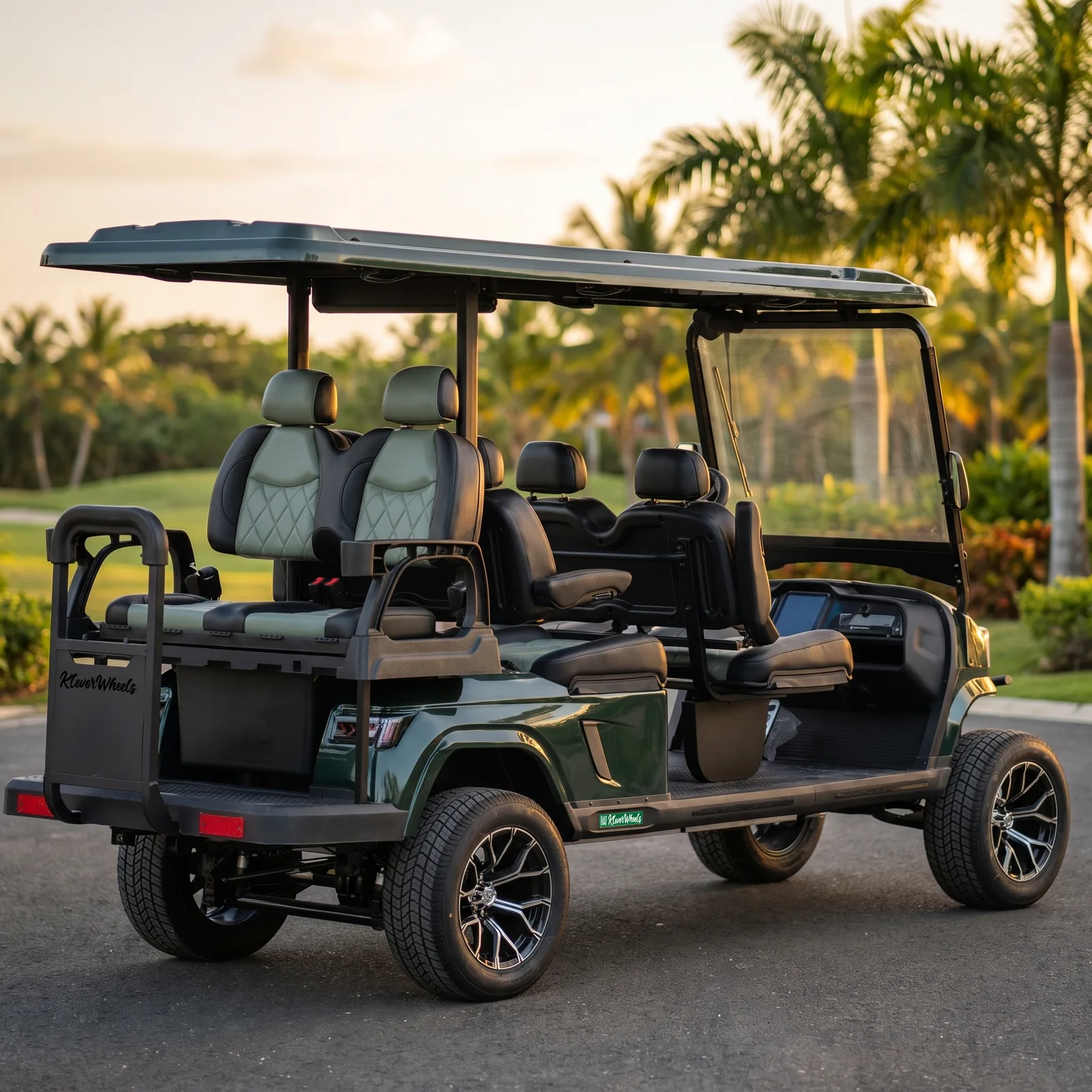 KleverEvo-6: Lifted Electric Golf Cart with Lithium Battery