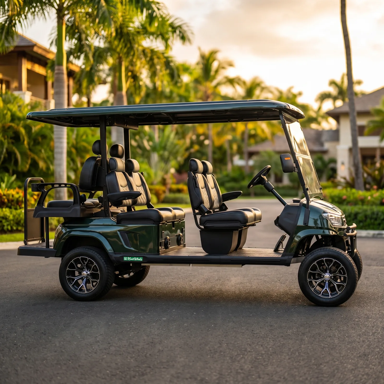 KleverEvo-6: Lifted Electric Golf Cart with Lithium Battery
