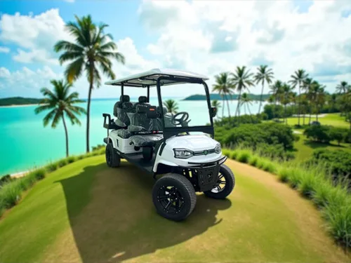 KleverOmni-6: New 6-Seat Electric Cart (4+2, LiFePO4, Lifted)