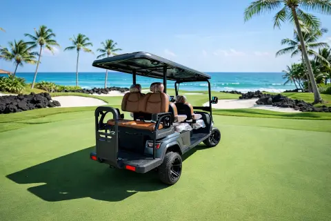 KleverOmni-6: New 6-Seat Electric Cart (4+2, LiFePO4, Lifted) thumbnail 2