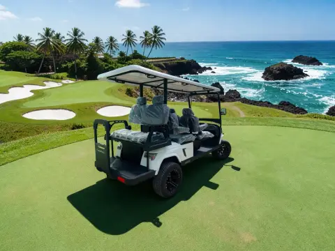 KleverOmni-6: New 6-Seat Electric Cart (4+2, LiFePO4, Lifted) thumbnail 5