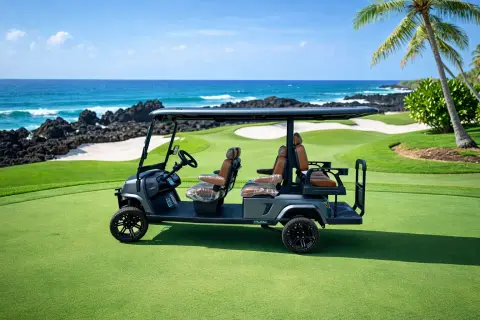 KleverOmni-6: New 6-Seat Electric Cart (4+2, LiFePO4, Lifted) thumbnail 6