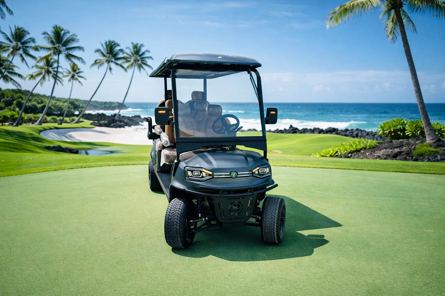 KleverOmni-6: Nuevo carro eléctrico de 6 plazas (4+2, LiFePO4, elevado)