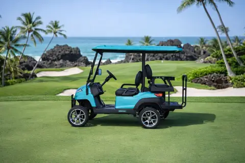 Carro de golf eléctrico elevado con batería de litio KleverOro-4 miniatura 2