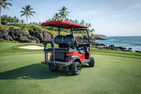 Carro de golf eléctrico elevado con batería de litio KleverOro-4 miniatura 6