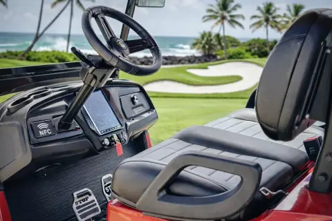 Carro de golf eléctrico elevado con batería de litio KleverOro-4 miniatura 7