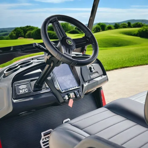 Carro de golf eléctrico elevado con batería de litio KleverOro-4 miniatura 8