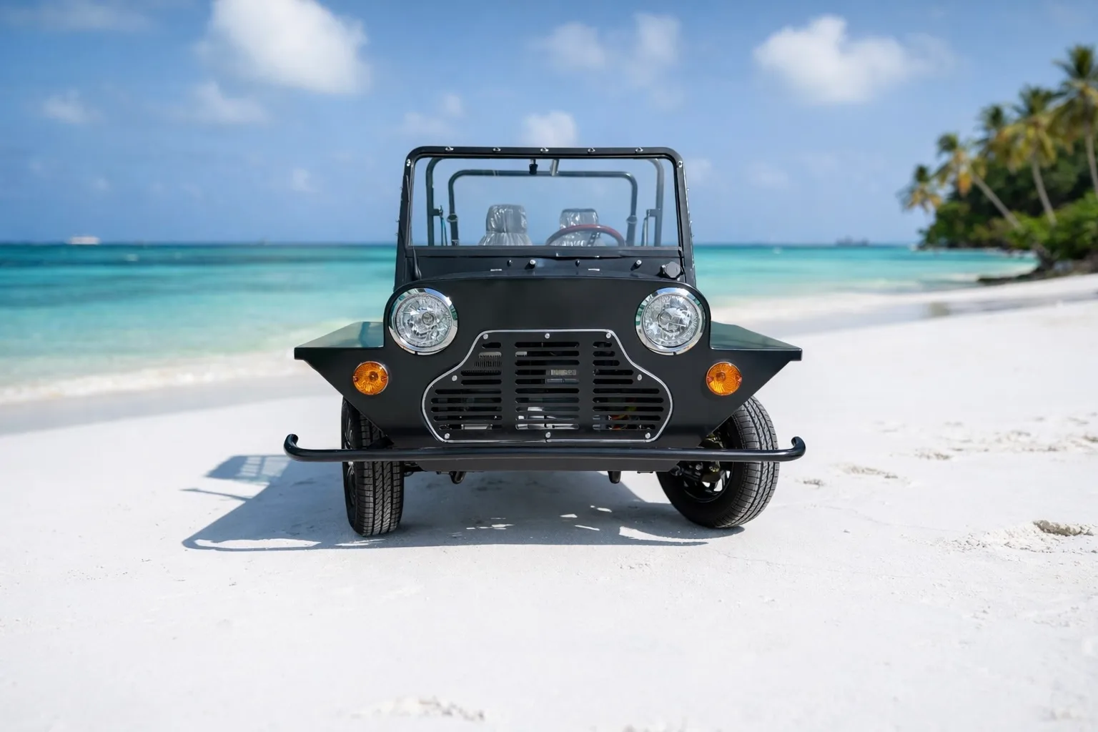 KleverPlaya: Buggy EV eléctrico estilo playa (4 asientos)