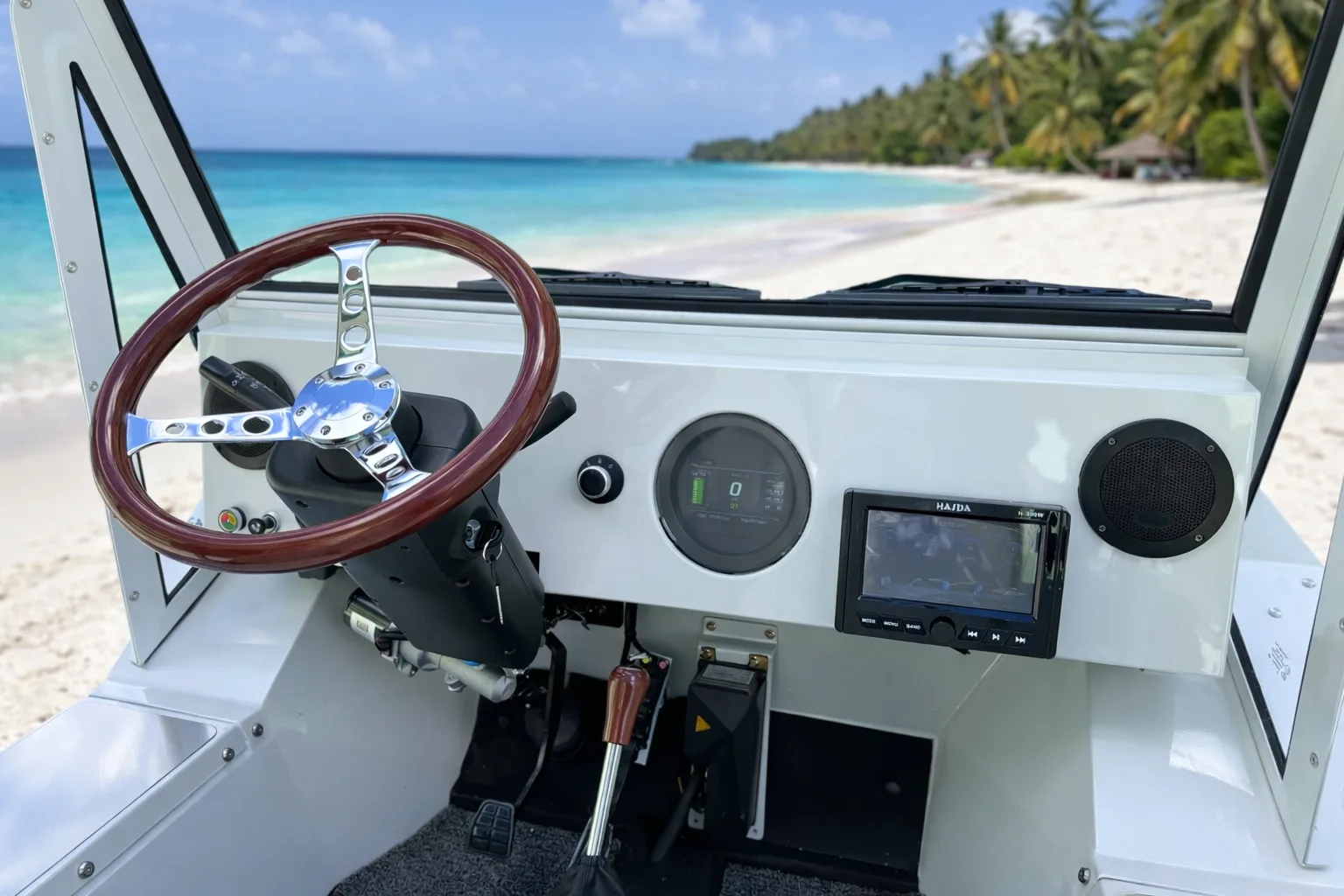KleverPlaya: Buggy EV eléctrico estilo playa (4 asientos)