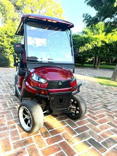 Carro de golf eléctrico elevado con batería de litio KleverOro-4 usado miniatura 4