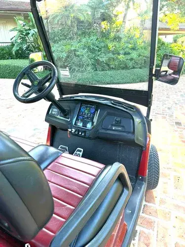 Carro de golf eléctrico elevado con batería de litio KleverOro-4 usado miniatura 6