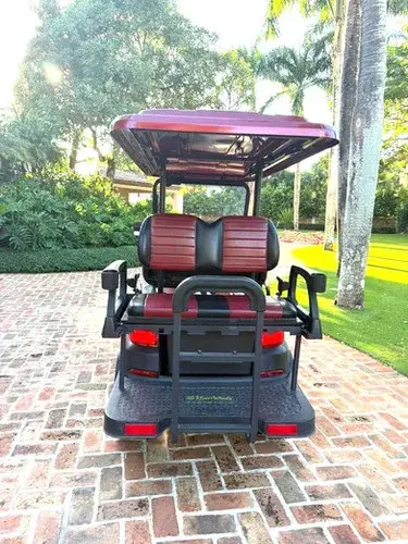 Carro de golf eléctrico elevado con batería de litio KleverOro-4 usado miniatura 7